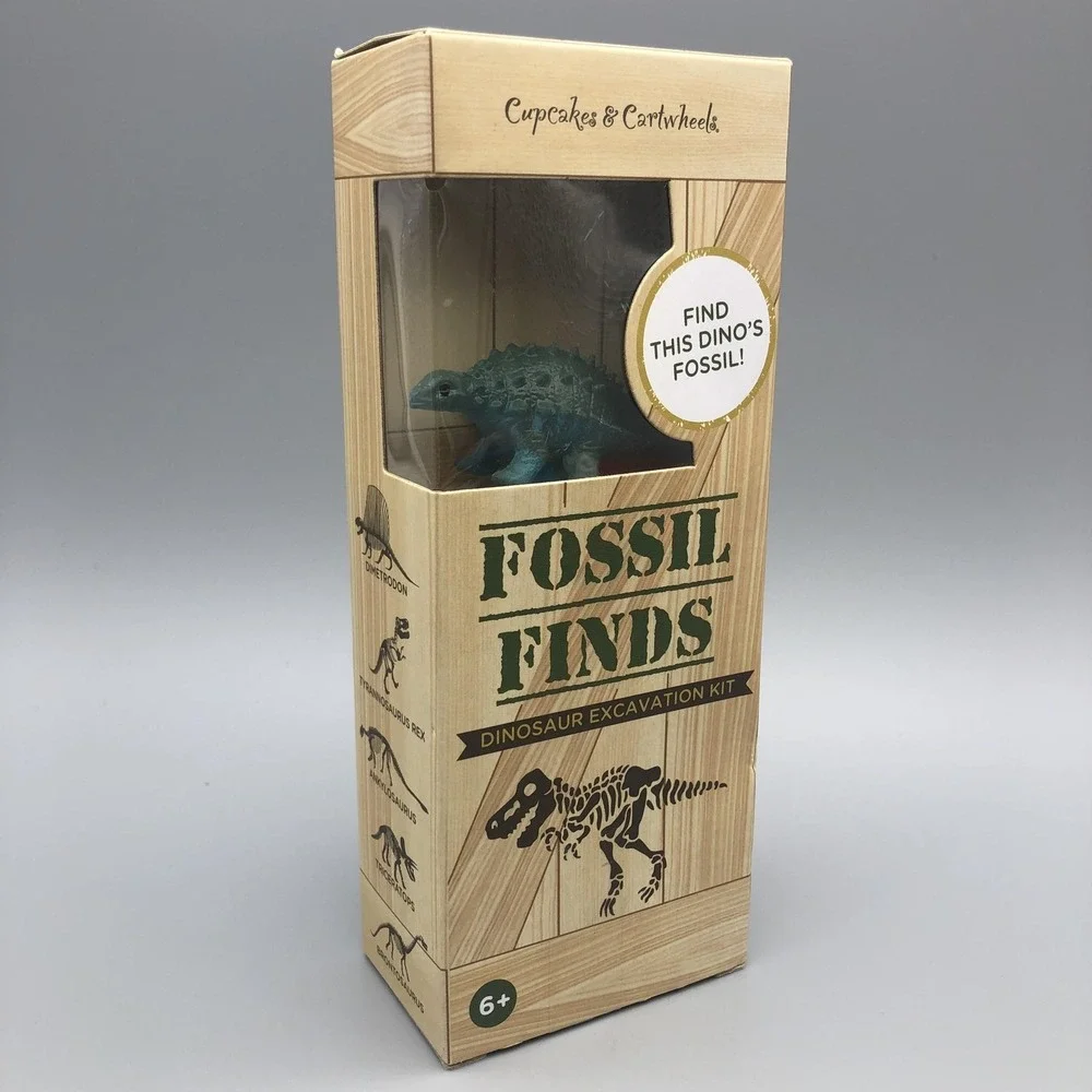 Fossil Finds Dinosaur Excavation Kit Ankylosaurus Toy Dig STEM Gift New 6+ Paleo